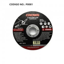 Discos de corte Crown 4...